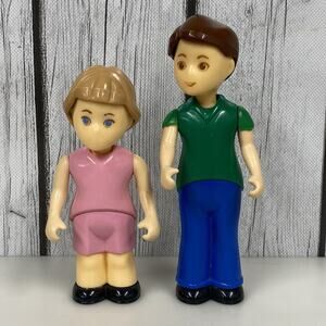 Vintage Little Tikes Family Figures People Dad Daughter Dollhouse Dolls